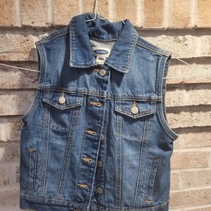 Gap girls jean vest